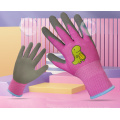 Guantes de jardinería con recubrimiento de látex de espuma para niños para niños Guantes de trabajo de jardín para niños